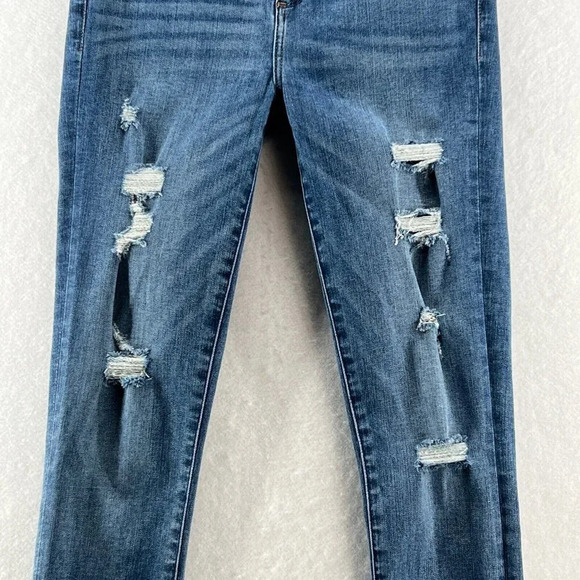 Abercrombie & Fitch Jeans Women Sz 25/0s Simone High Rise Skinny Denim Blue - Picture 4 of 10